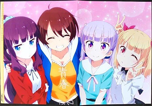 Amazon New Gameニューゲーム ピンナップポスター 滝本ひふみ 篠田はじめ 涼風青葉 飯島ゆん アニメ 萌えグッズ 通販