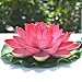 Nice 4pcs Large Artificial Red Floating Lotus Home Garden Pond by happy life8888