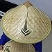 Vin beauty Handmade Weave Straw Hat Farmer Bamboo Fishing Sunshade Asian Dance Props Classic Retro Hat