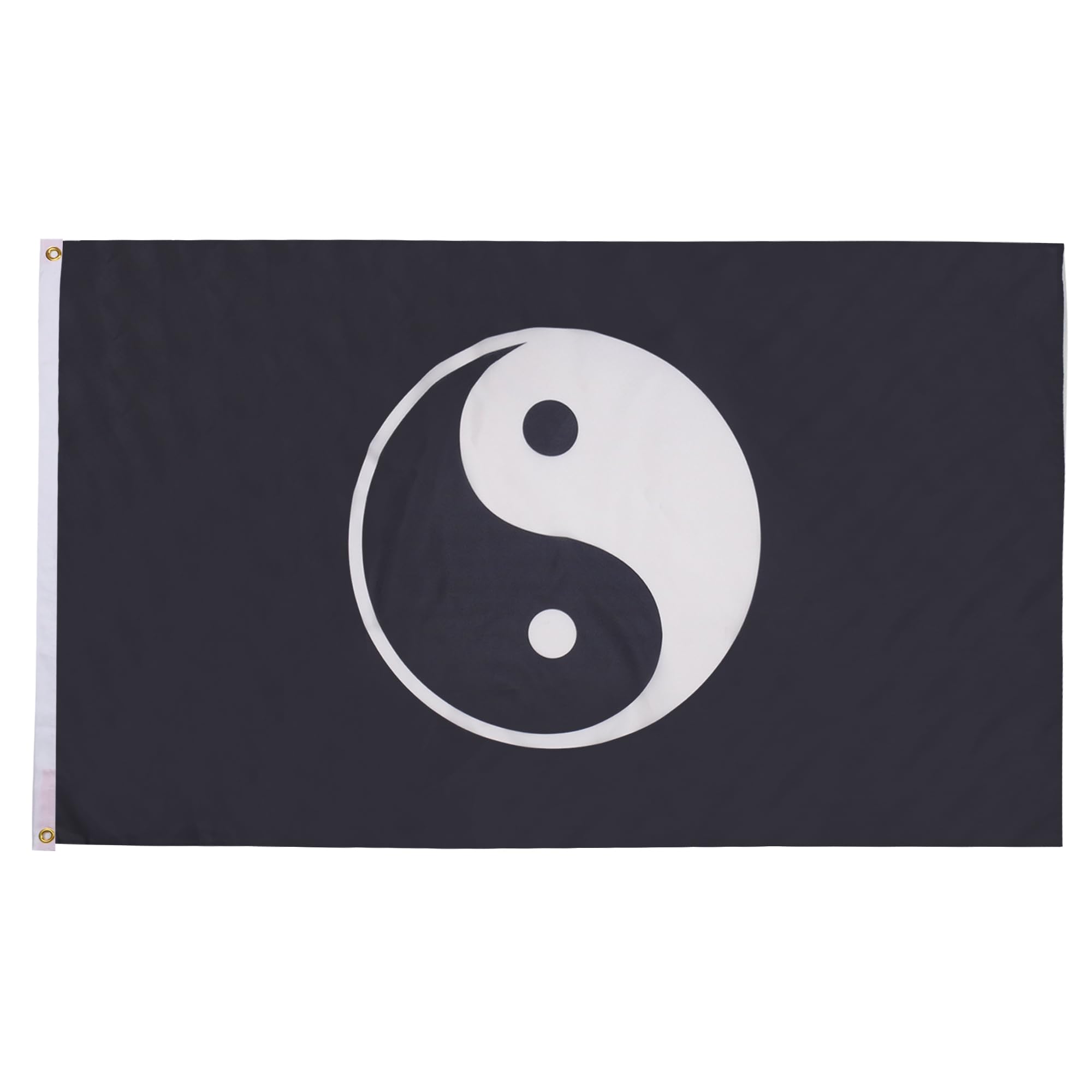 AZ FLAG - Yin And Yang Flag - 2x3 Ft - 100D Polyester Taoism Banner with Two Metal Grommets - Fade Resistant - Vivid Colors - 2' x 3' Feet - 90x60 Cm