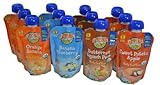 Earth's Best Organic Baby Food Puree Variety Pack of 12