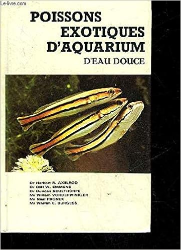 Poissons Exotiques Daquarium Deau Douce Amazoncouk