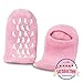BelleSha Spa Moisturizing Gel Socks For Dry Feet And Ankles - Helps Repair Cracked Skin And Softens Feet (Pink)