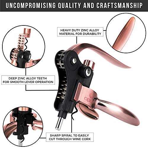 image for Premium Rabbit Wine Opener Set by OPUX | Wine Tool Set with Rabbit Cor