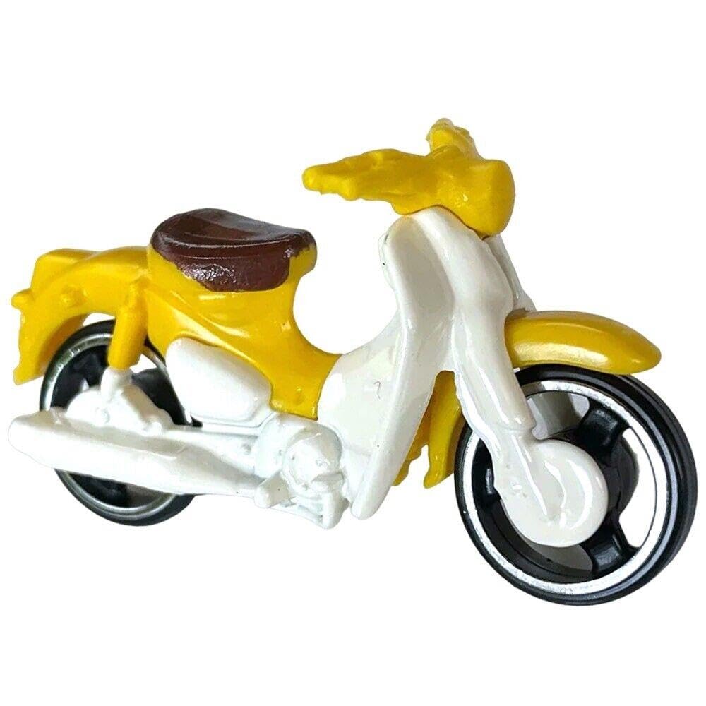 Hot Wheels - Honda Super Cub - HW Moto 3/5 - HKK32 - Short Card - Motorcycle - Yellow - Mattel 2023