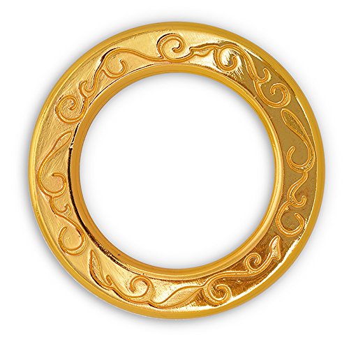 BuckleBuckle 2'' Metal Gold O-Ring Belt, Fashion Jewelry by 4-pcs, SP-2457