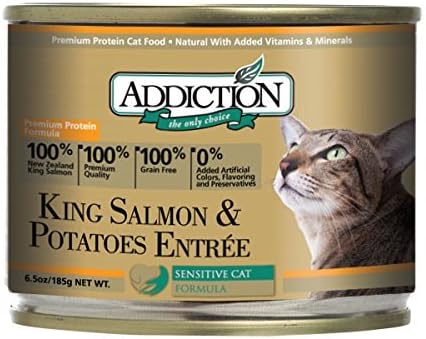 King Salmon &amp; Potatoes EntrÃƒÂe- Cat Food (24/6.5 Ounce Cans) by Addiction Pet Foods