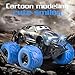 NQD RC CAR Electric RC Car Off Road Vehicle 2.4Ghz Radio Remote Control Car 360° Spin Monster Truck Dancing Stunt Cartoon Toy Car, Blue 9025