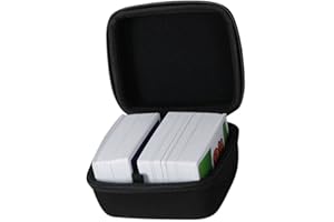 adada Hard Travel Case for Skip BO + UNO Card Game/Skip BO + Phase 10 Card Game.Fits up to 300 Cards.Not Including Cards (Black)