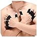 Busy Mom 10 PCS Summer Finger Sleeves Sport Elastic Arthritis Trigger Braces Knuckle Compression Protector Prevent Calluses (Black)