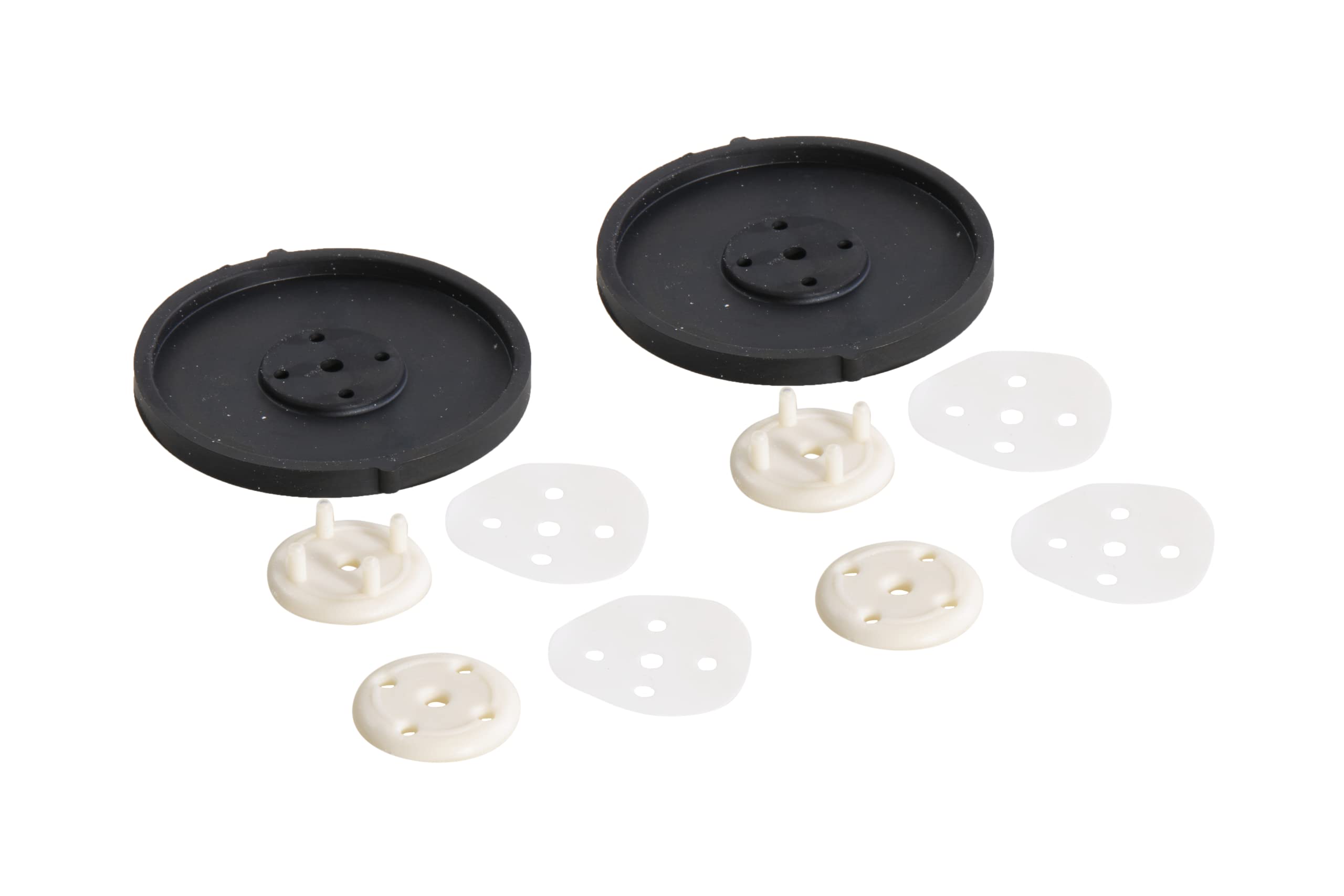 AquaForte 1 Complete Diaphragm Set for AP35/AP45 Air Pumps, Replace Annually, Important for Timely Replacement, For Good Air Yield, Black, White