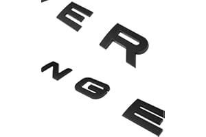 Knomix 3D Raised Front Head ABS Letter Decal Rear Letters Emblem Tailgate Rear Emblem Sports Line Badge Replacement for Ranger Sport (2004 to Present), L322 (2002 to Present)-Matte Black