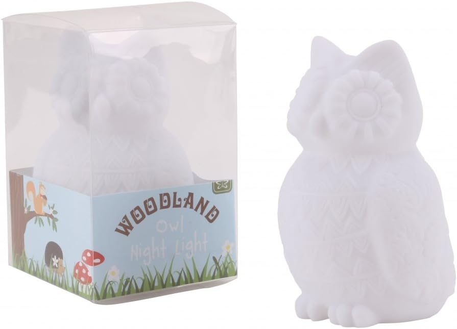 Cute Owl Colour changing LED Night Light - Kids Bedroom