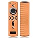 Remote Case/Cover for Fire TV Stick 4K, Protective Silicone Holder Lightweight [Anti Slip] ShockProof for Fire TV Cube/Fire TV(3rd Gen)Compatible with All-New 2nd Gen Alexa Voice Remote Control-Orange primary