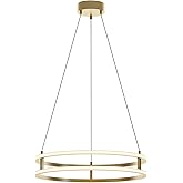 AFX Gemini 24'' LED Pendant - Gold