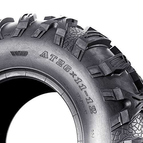image for VANACC ATV UTV Tires 26x9-12 Front 26x11-12 Rear atv tires 26x9x12 26x
