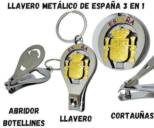 Planta Color Quixote Mug and Key Ring Spain 3 in 1 (Keyring, Opener and Nail Clippers)