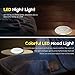 White Noise Sound Machine for Sleeping, 20 Non-Looping Soothing Sounds Lullaby Colorful Night Light Timing Baby Therapy Sound Machine, Auto-Off Timer Battery or USB Output Charger (White)