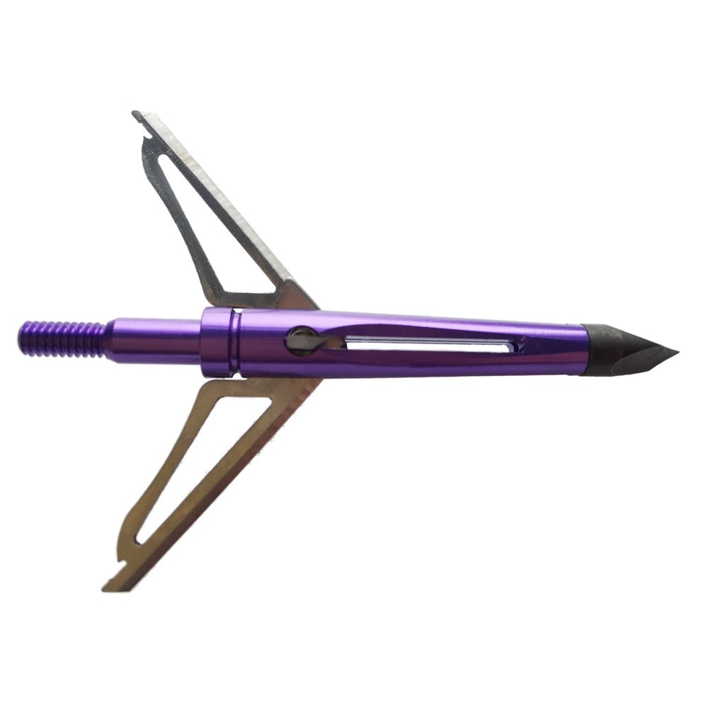 Maxone 100 Grain Broadheads 2 Blade Mechanical Arrowheads for Bow