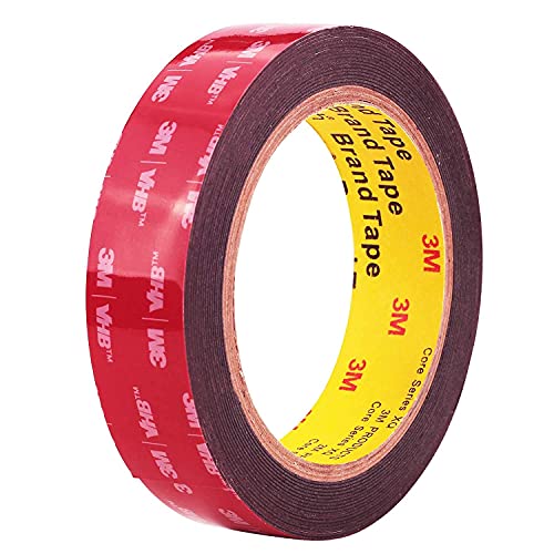 Double Sided Tape 3m Vhb Mounting Tape 1 Inch X 18 Feet Length Heavy Duty Waterproof Black Foam Tape No Residue For Home Office Automotive Decorations And Led Strip Lights 3m Pricepulse