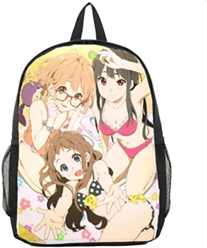 Bootores Kyoukai no Kanata Pattern Backpack School Bag -11