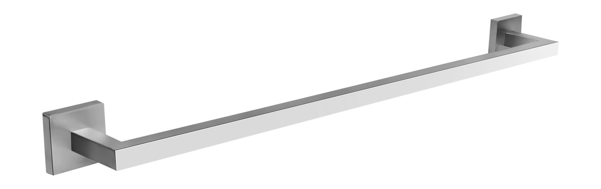 Ambrosya® | Exclusive Towel Rail Made of Stainless Steel | Bathroom Bathroom Holder Bracket Towel Towel Hook Towel Bar Towel Rack Rod (Stainless Steel (Brushed))