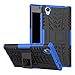 Sony Xperia L1 Case,Mama Mouth Shockproof Heavy Duty Combo Hybrid Rugged Dual Layer Grip Cover with Kickstand for Sony Xperia L1 (with 4 in 1 Packaged),Blue