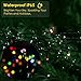 Indoor/Outdoor String Lights with 8 Modes USB Power 39ft 100LED Wire Lights Waterproof Fairy Twinkle Decorative Lights for Party/Christmas/Patio/Home (Colorful Include Power Adapter)… B07543S2BQ