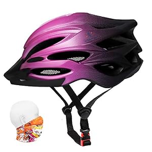 ioutdoor Bike Helmet Men, Cycle Helmet Ladies, Adjustable 56-62cm, Insect Net, Detachable Visior, 22 Vents, Lightweight…