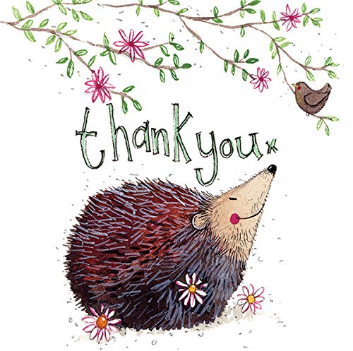 Alex Clark Hedgehog Thank You Card