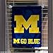 College Flags & Banners Co. Michigan Team University Wolverines Go Blue Garden Flag and Yard Banner