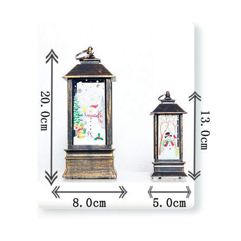 LED Vintage Christmas Lantern LED Lights Indoor Outdoor Battery