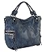 Diophy Soft PU Leather Tote Accented with Studded Décor and Zippered Pocket on Both Side Womens Purse Handbag OB-3728