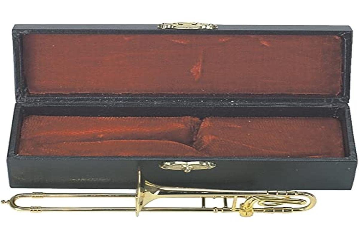 GEWA Miniaturinstrument Posaune im Etui, ca. 15 cm — image 1