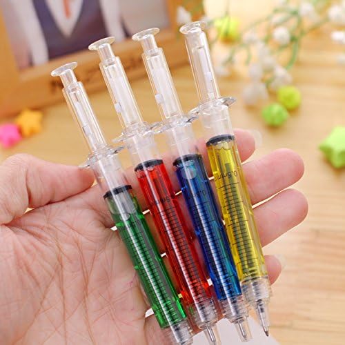 Days Off Syringe Injection Style Pen Stationery For Kids (Pack Of 6)