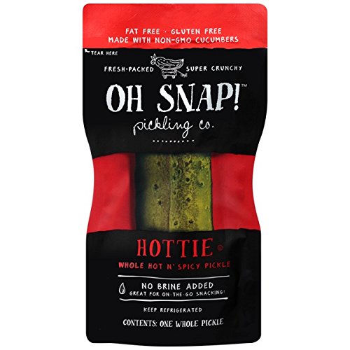 Oh Snap Whole Hot N Spicy Pickle, (Pack of 12)