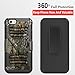 iPhone 5 / 5S / SE Case, Circlemalls [Combo Holster] Built-in Kickstand Bundled with [HD Screen Protector] Hybird Shockproof and Stylus Pen for iPhone 5 / iPhone 5S / iPhone SE (Camo)