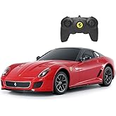 RASTAR 46400 1/24 Ferrari 599 GTO RC Car - Ideal Gifts for Play & Display - Officially Licensed Toy Car Model with Remote Controller for Kids, Teens & Adults - Red