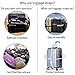 Gutsdoor Adjustable Travel Luggage Straps Suitcase Belt Travel Bag Accessories 1.96 in W x 6.4 ft L (2 Pack)
