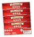 5 booklets - Elements RED King Size Slim Slow Burn Hemp rolling paper