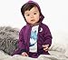 Lamaze Organic Baby Baby Infant Organic 3 Piece Hoodie Set, Purple, 6 Months