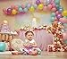Allenjoy 8x6ft Photography backdrops Watercolor Colorful Unicorn Children Birthday Party Banner Gold Golden Glitter Glamour Sparkle Stars Photo Studio Booth Background Newborn Baby Shower photocall