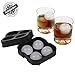 Bseen Ice Ball Maker Whiskey Sphere Ice Ball Mold, Novelty Food-Grade Flexible Silicone Ice Tray for Cocktails & Scotch