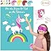 La La Unicorn (2 Games) Pin the Horn on the Unicorn Party Game Large & Pin the Tail on the Unicorn Birthday Party Game Supplies, Decorations, Christmas Gifts for Girls Age 3 4 5 6 7 8 9 10 + Years Old