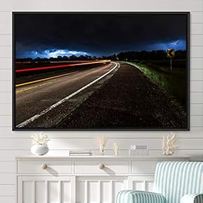 signwin Framed Canvas Wall Art Light Exposure Colorful...