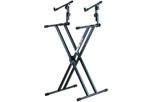 QUIK LOK QL-642 Heavy Duty, Double-Brace "X" Keyboard Stand