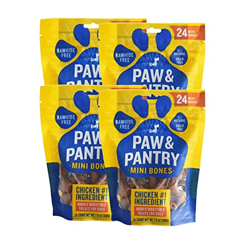 Paw & Pantry 23" Soft & Chewy USAChicken Mini Bones Pack of 96