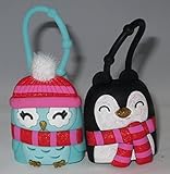 Bath Body Works PocketBac Hand Gel Holder BFF Owl Penguin