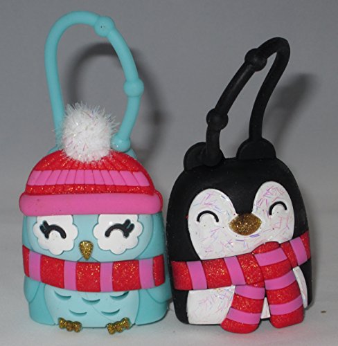 Bath Body Works PocketBac Hand Gel Holder BFF Owl Penguin