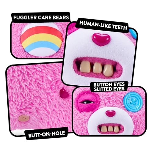 Fuggler Care Bears Plush 9" (Cheer Bear)